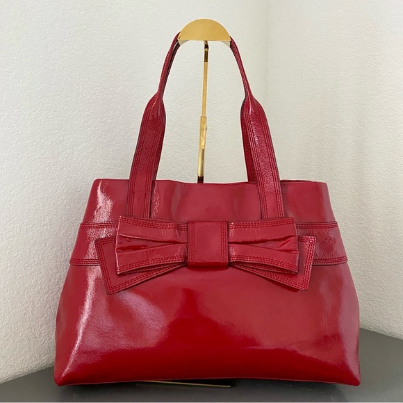 kate spade Handbags - Kate Spade Maryanne Red Leather Tote with Bow